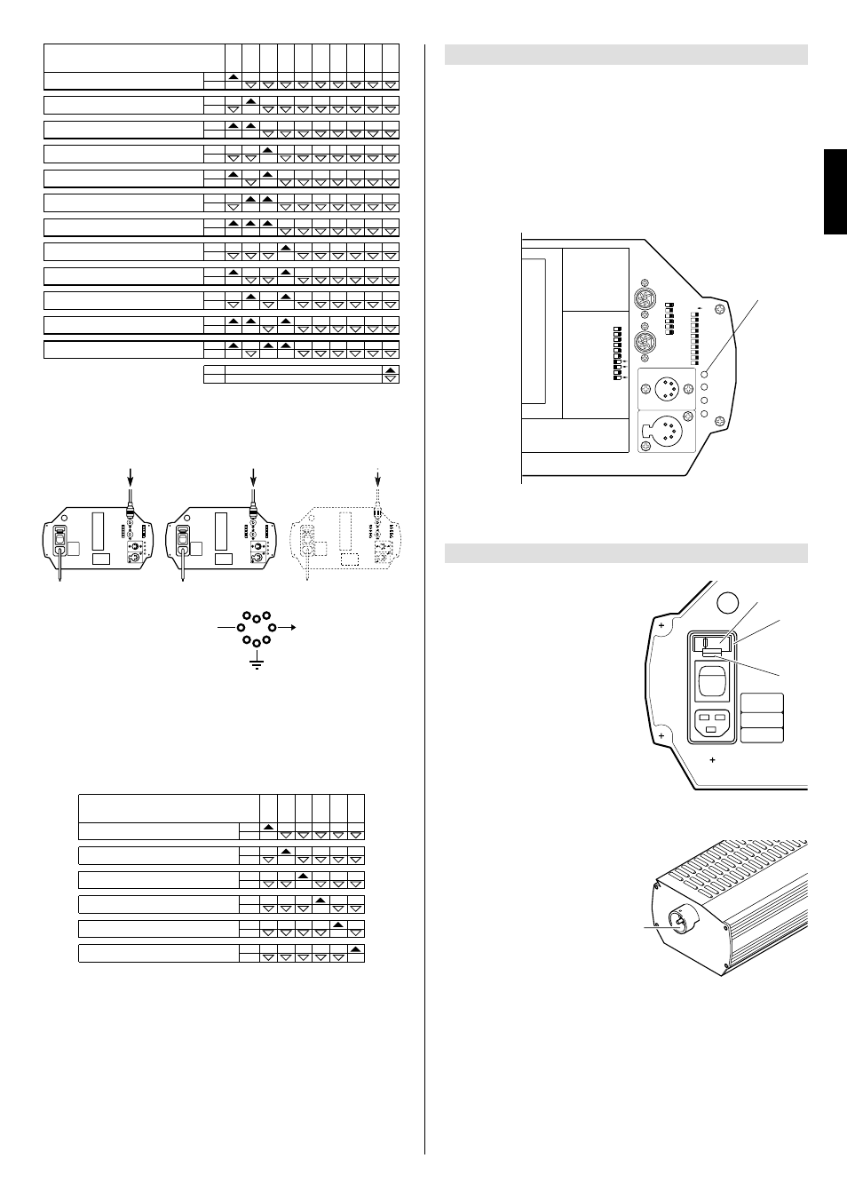 English, Maintenance, Code | 10 v analogue connection with decoding | Clay Paky GOLDEN FOG (2000 DMX) User Manual | Page 3 / 4