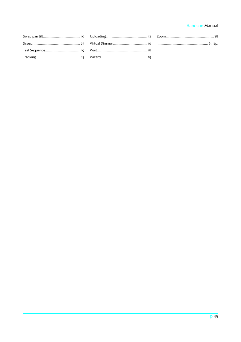 Clay Paky HandsOn User Manual | Page 46 / 46