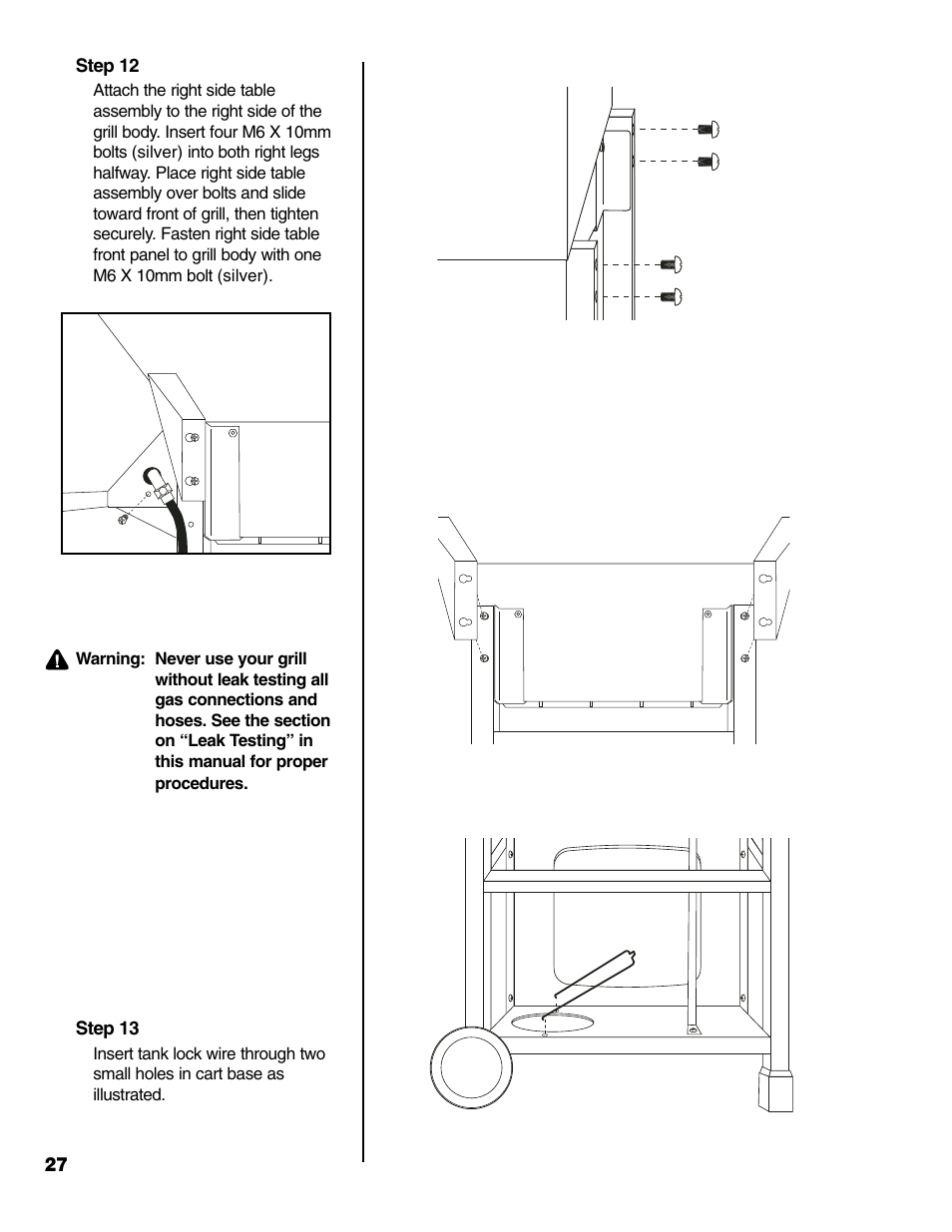 Brinkmann 4 Burner Gas Grill User Manual | Page 28 / 60