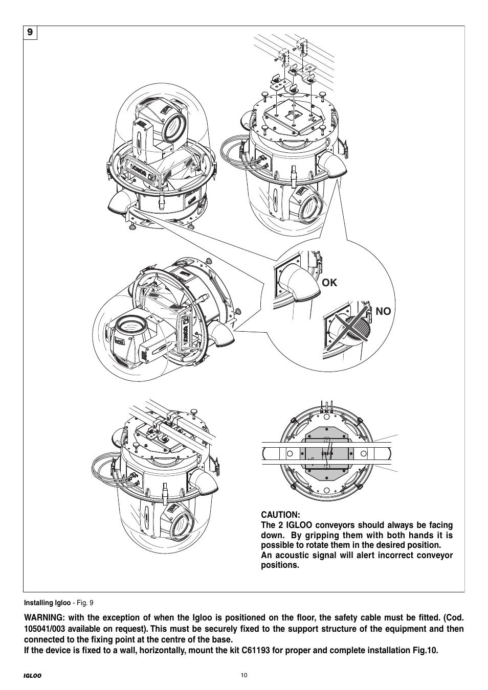 Ok no | Clay Paky IGLOO EASY (C61198) User Manual | Page 10 / 16
