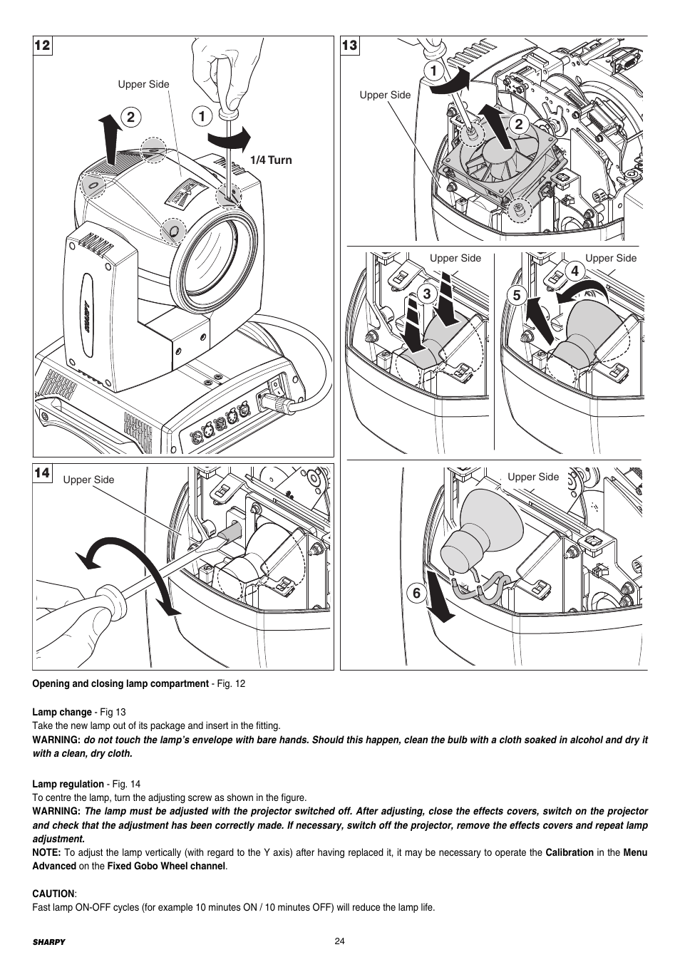 Clay Paky SHARPY (C61375) User Manual | Page 24 / 36