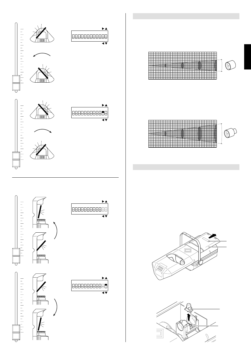 English, Lens units, Maintenance | Clay Paky MINISCAN (HTI 150) User Manual | Page 3 / 5