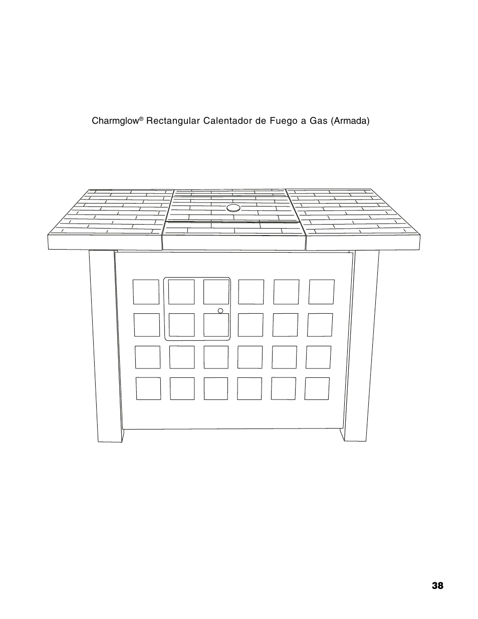 Brinkmann Gas FirePit User Manual | Page 39 / 40