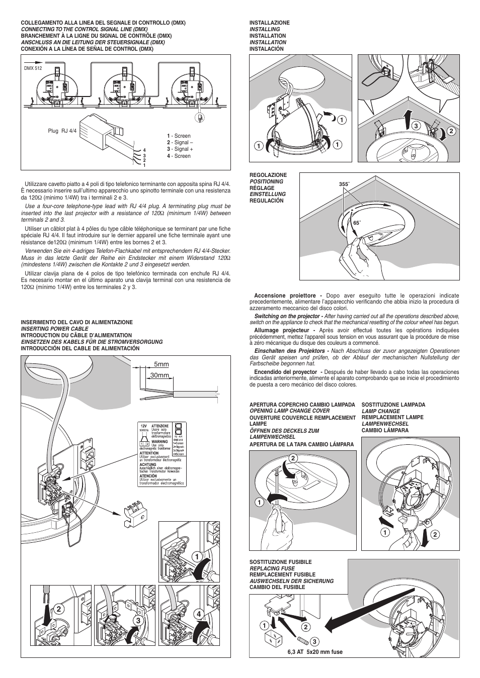 Clay Paky POINT IN-ST (12V 50W) User Manual | Page 2 / 4