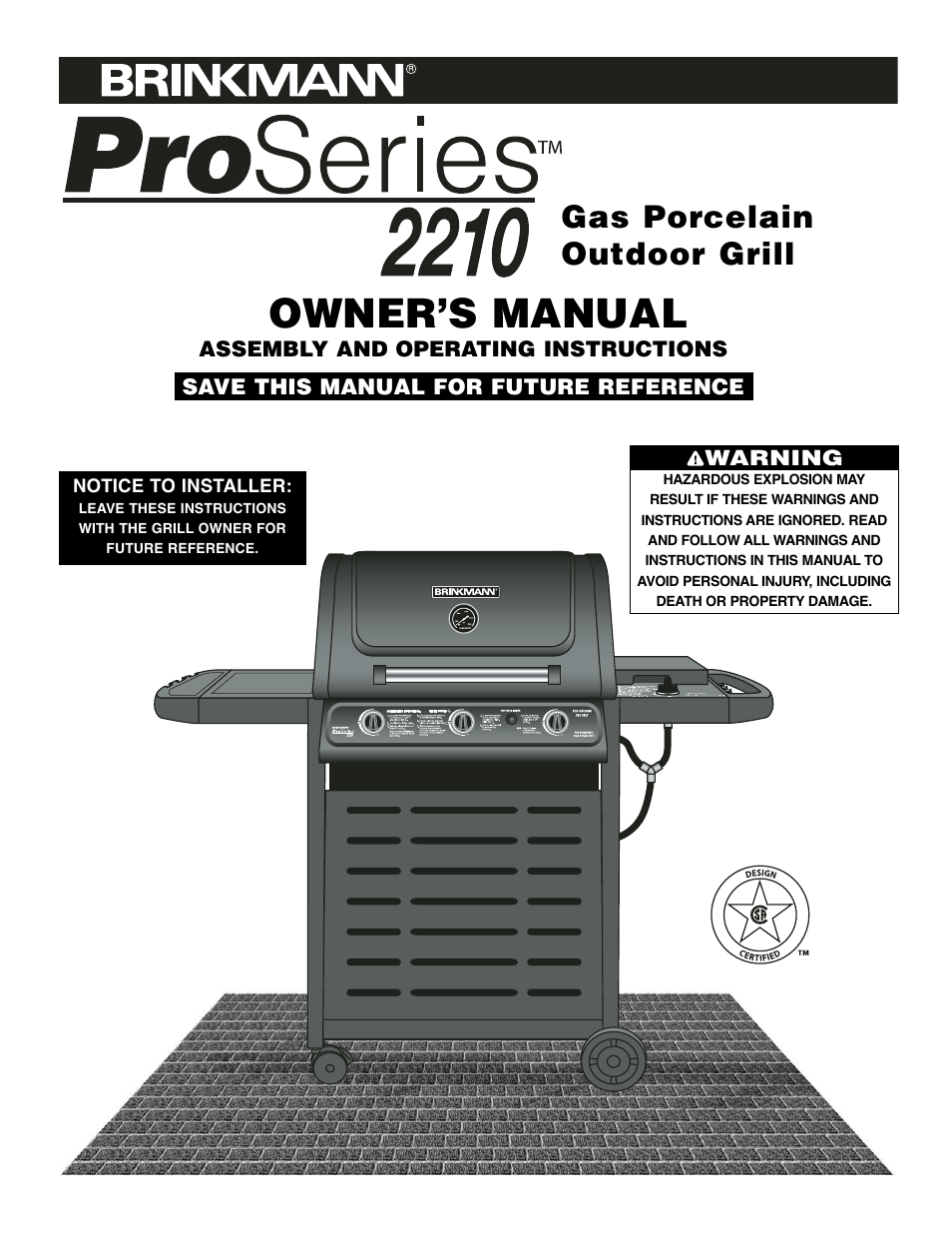 Brinkmann 2210 Series User Manual | 32 pages