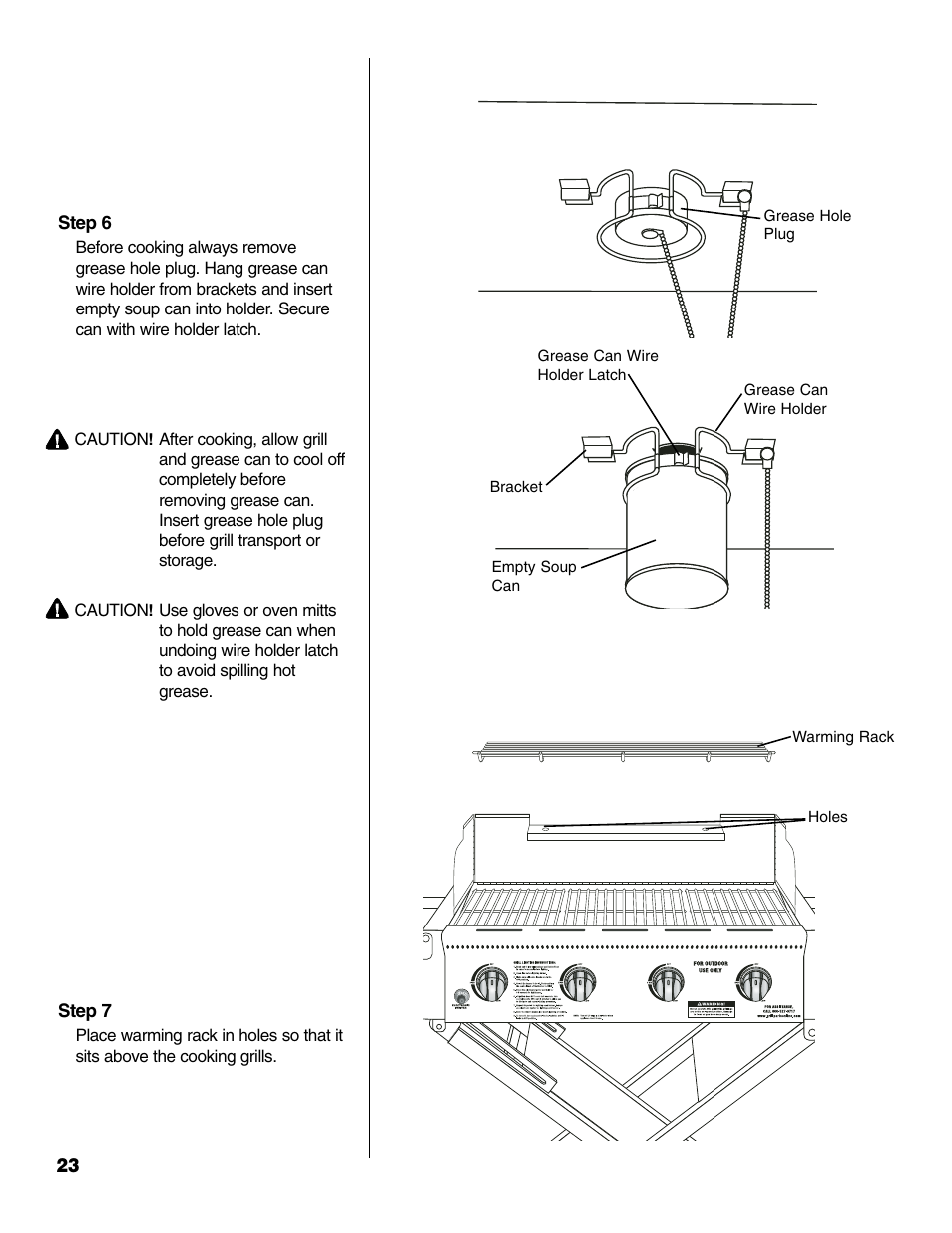 Brinkmann Portable Tailgate Gas Grill User Manual | Page 24 / 52