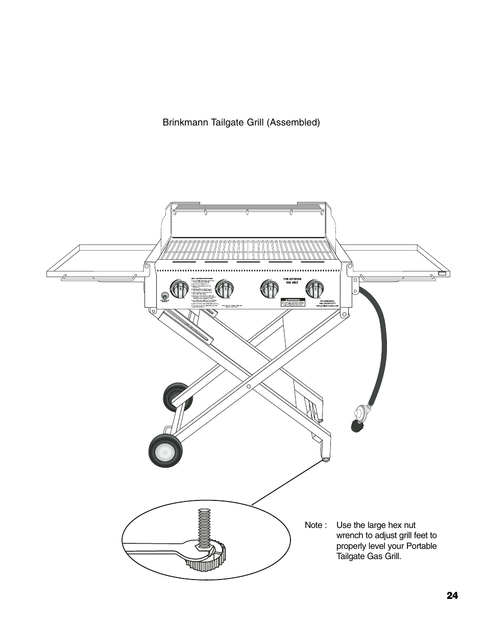 Brinkmann Portable Tailgate Gas Grill User Manual | Page 25 / 52