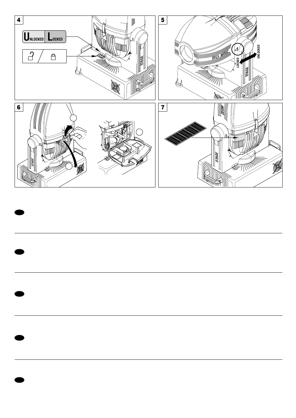 Clay Paky STAGE ZOOM 1200 (HMI 1200W/S) User Manual | Page 5 / 17
