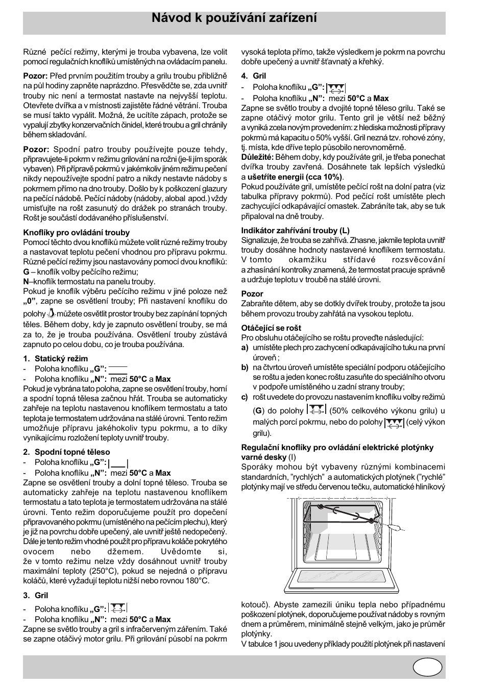 Návod k pouívání zaøízení | Indesit K3E11/R User Manual | Page 23 / 49