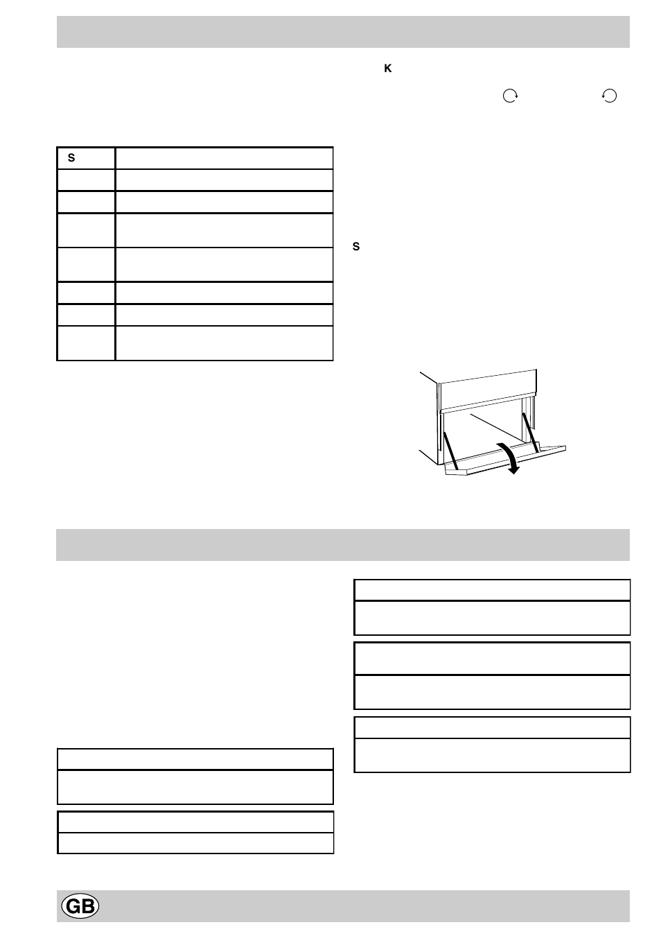 Cooking advice | Indesit K3E11/R User Manual | Page 8 / 49