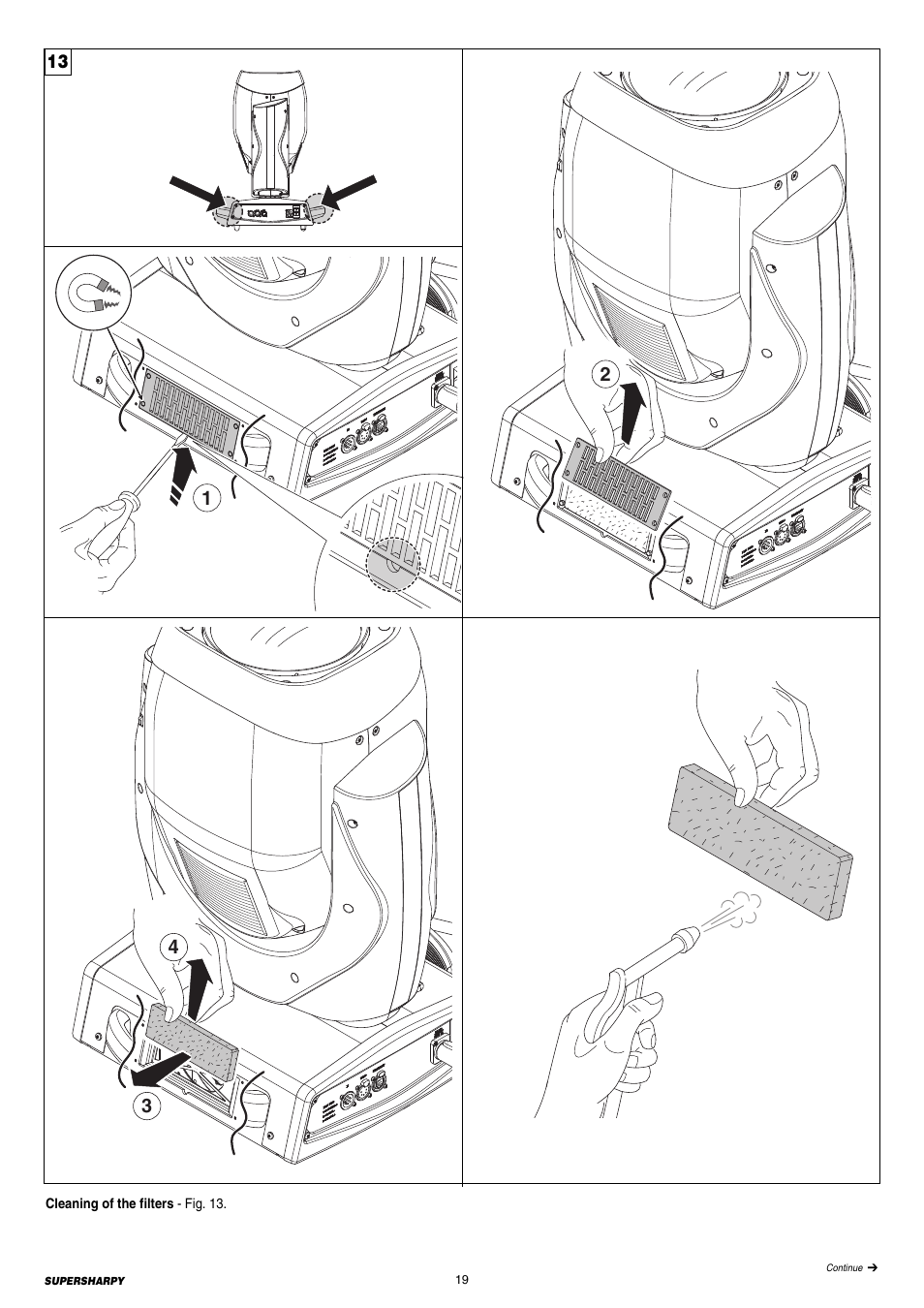 Clay Paky SUPERSHARPY (C61390) User Manual | Page 19 / 36