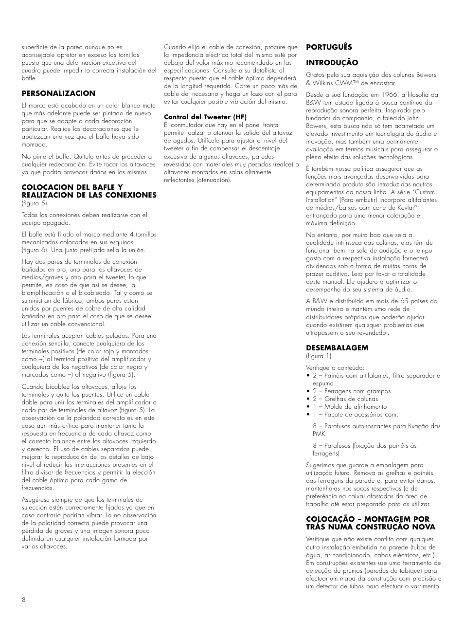 Bowers & Wilkins 7 NT User Manual | Page 11 / 23