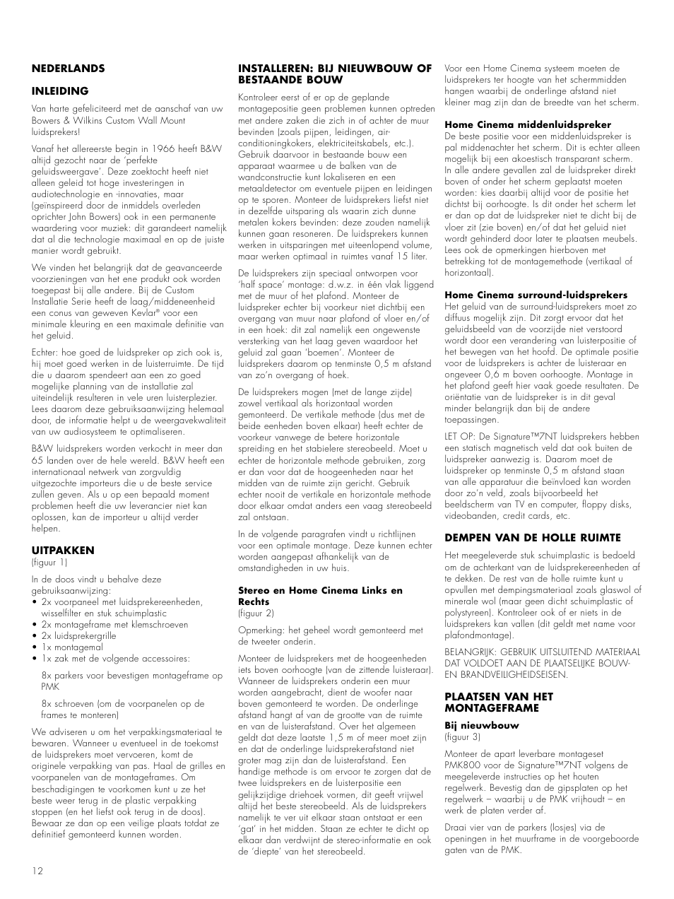 Bowers & Wilkins 7 NT User Manual | Page 15 / 23