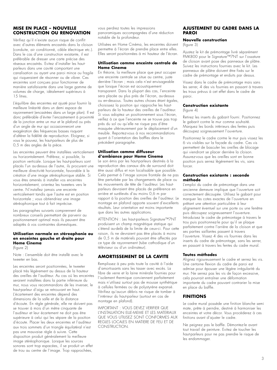 Bowers & Wilkins 7 NT User Manual | Page 6 / 23