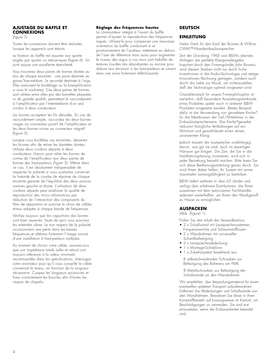 Bowers & Wilkins 7 NT User Manual | Page 7 / 23
