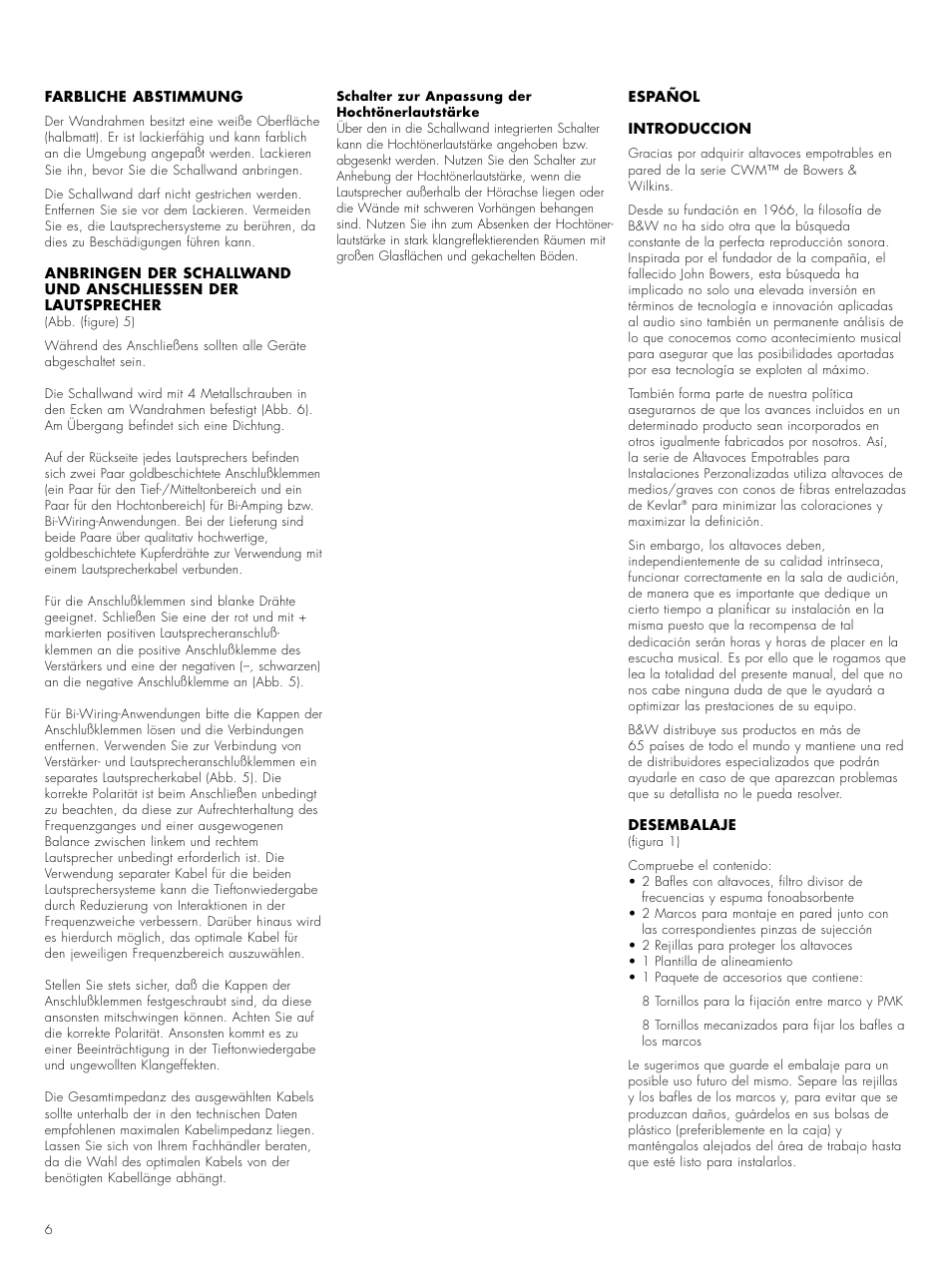 Bowers & Wilkins 7 NT User Manual | Page 9 / 23