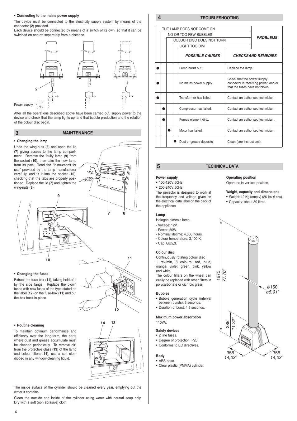 Clay Paky WATER COLUMN User Manual | Page 2 / 2