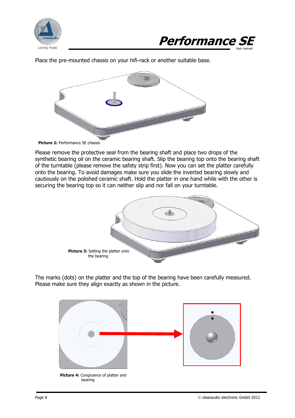 Performance se | Clearaudio PERFORMANCE SE User Manual | Page 8 / 21