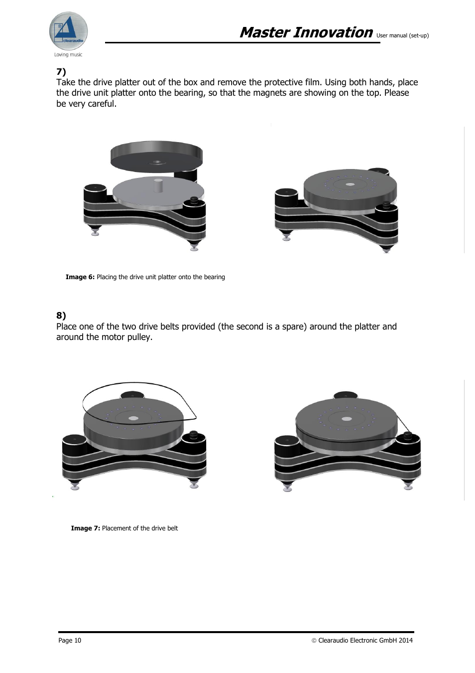 Master innovation | Clearaudio MASTER INNOVATION User Manual | Page 10 / 18
