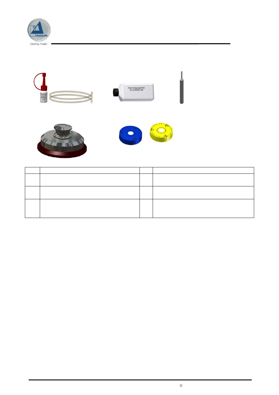 Statement | Clearaudio STATEMENT User Manual | Page 5 / 20