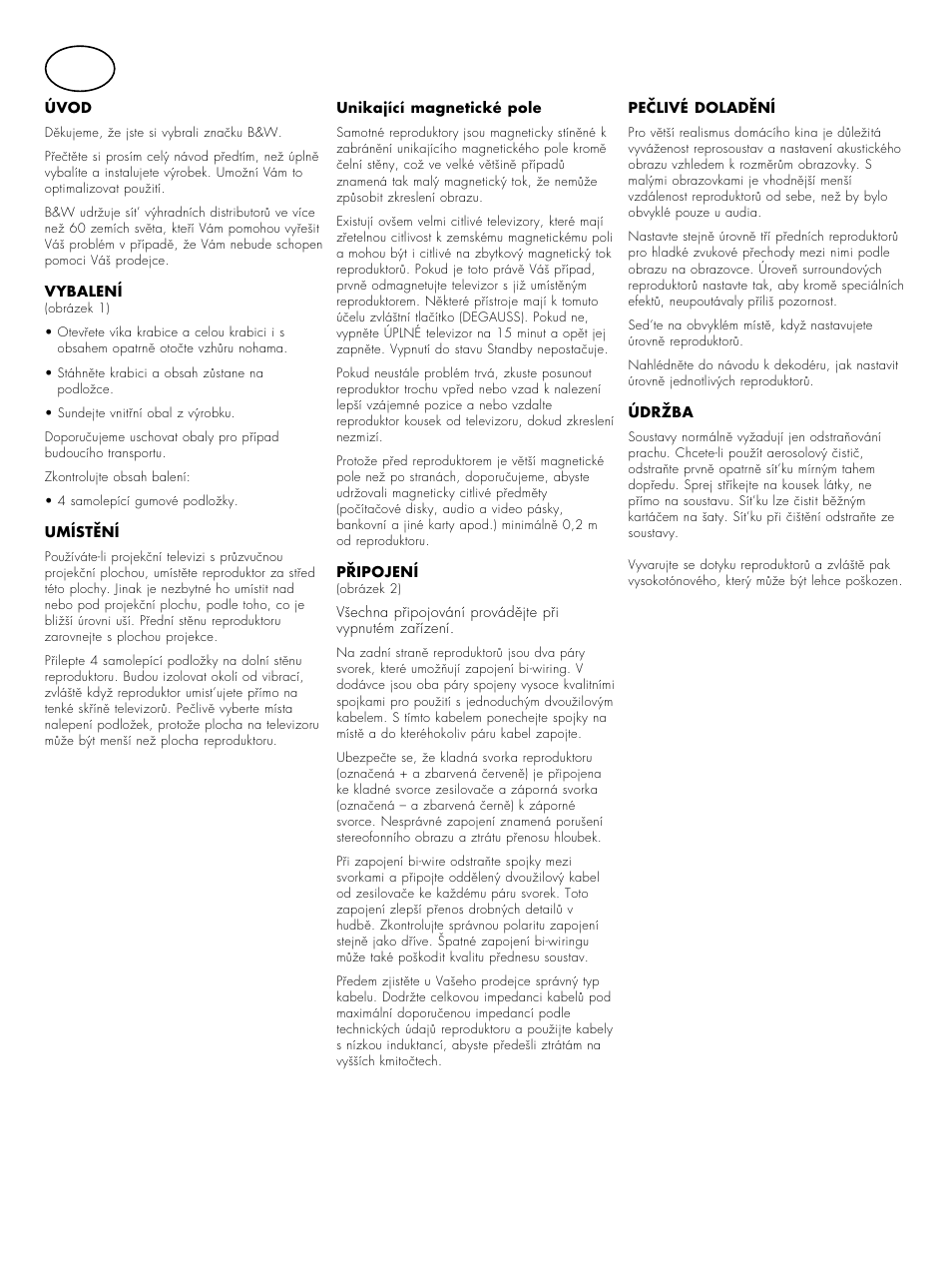 Bowers & Wilkins CDM CSE User Manual | Page 13 / 20