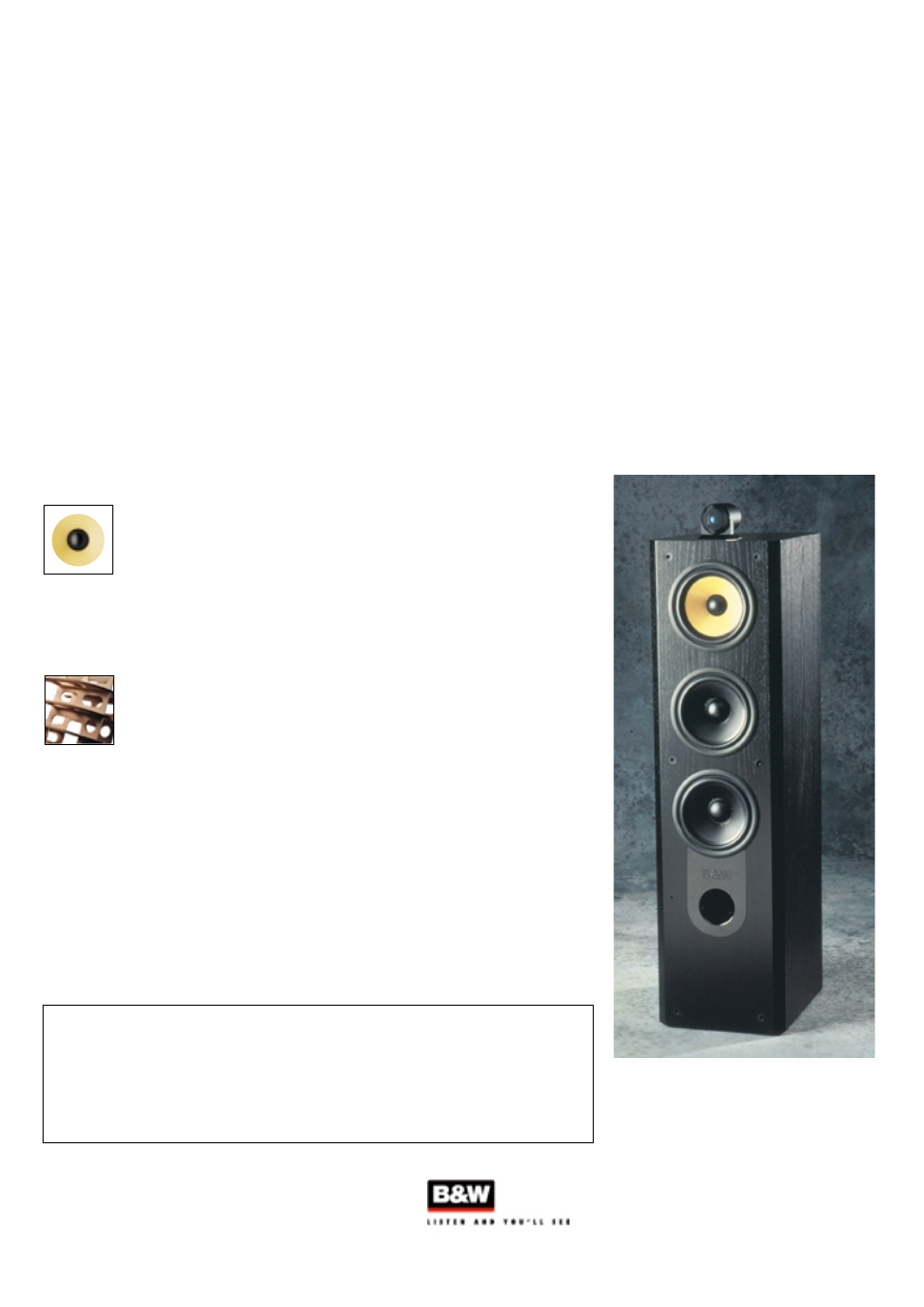 Bowers & Wilkins MATRIX 803 Series 2 User Manual | 1 page