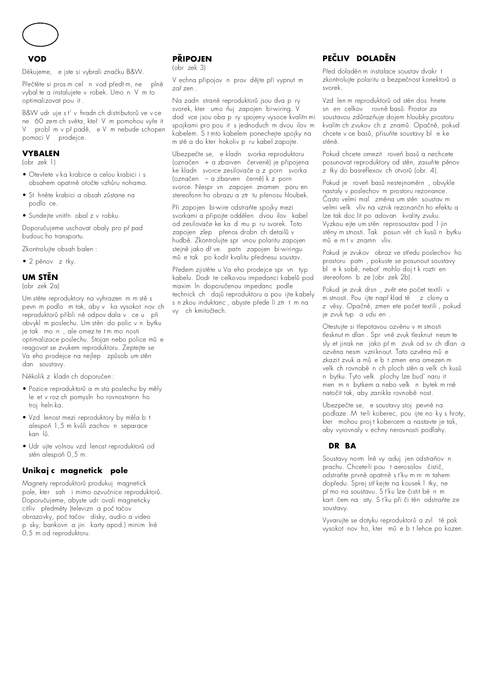 Bowers & Wilkins CDM 2 SE User Manual | Page 14 / 24