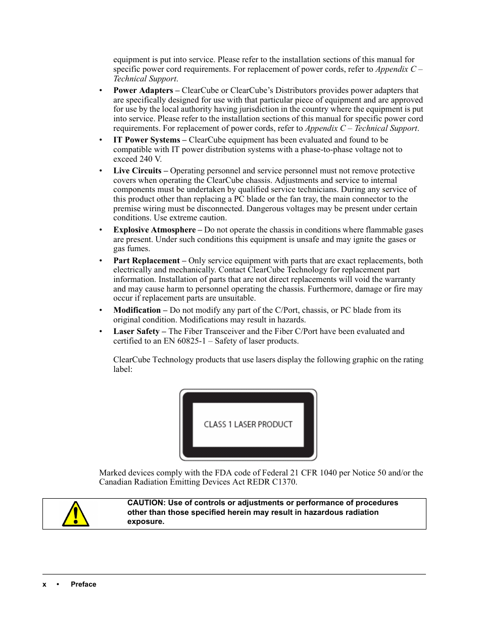 ClearCube C/Port & MVX User Manual | Page 10 / 60
