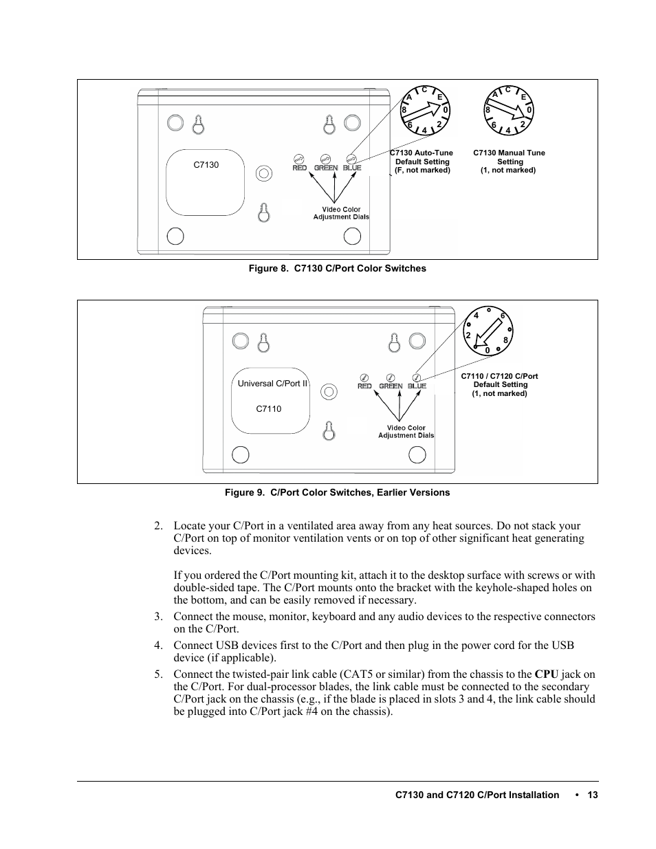Installation. see, Figure 8, Figure 9 | ClearCube C/Port & MVX User Manual | Page 23 / 60