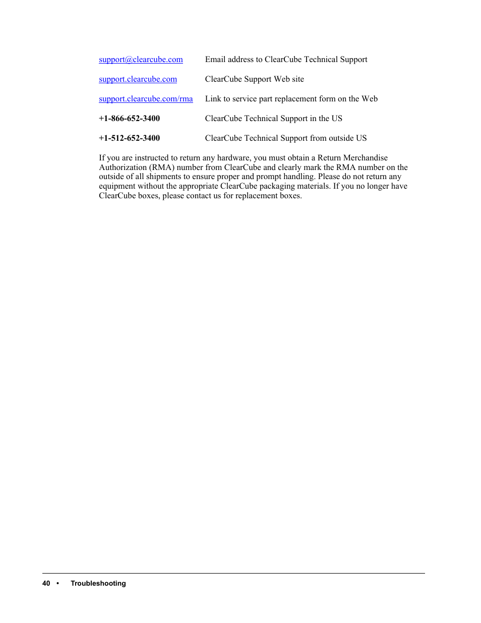 ClearCube C/Port & MVX User Manual | Page 50 / 60