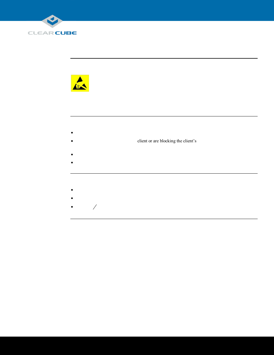 Before you begin | ClearCube CD9822 Mounting Bracket User Manual | Page 2 / 6