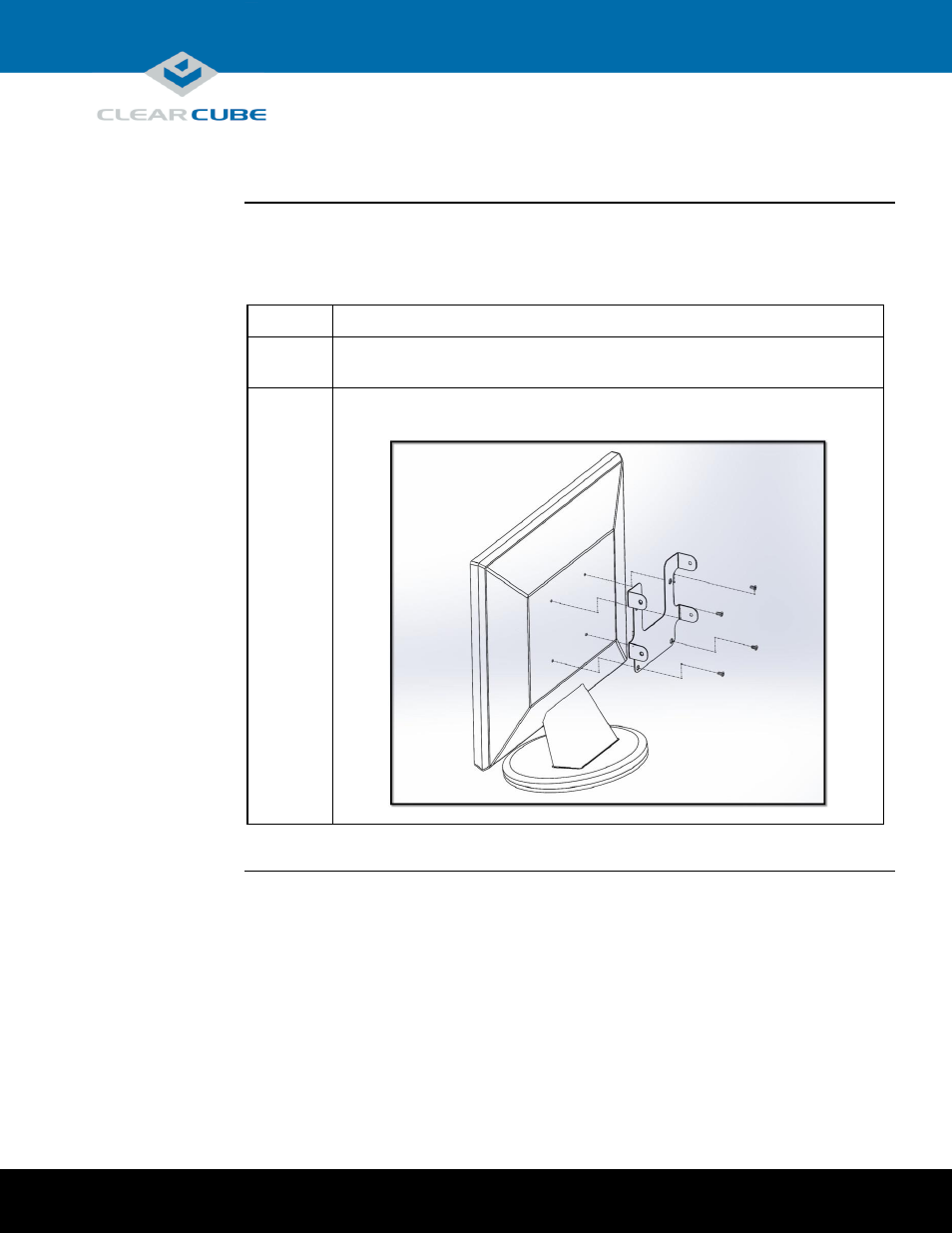 Installation | ClearCube CD9822 Mounting Bracket User Manual | Page 5 / 6