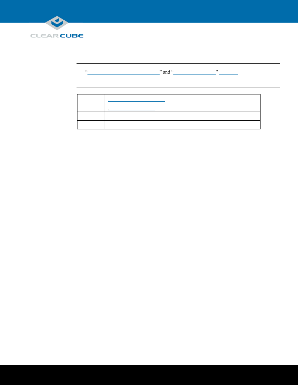 Additional information and support | ClearCube ClientCube 2 with KVM / KM User Manual | Page 14 / 14