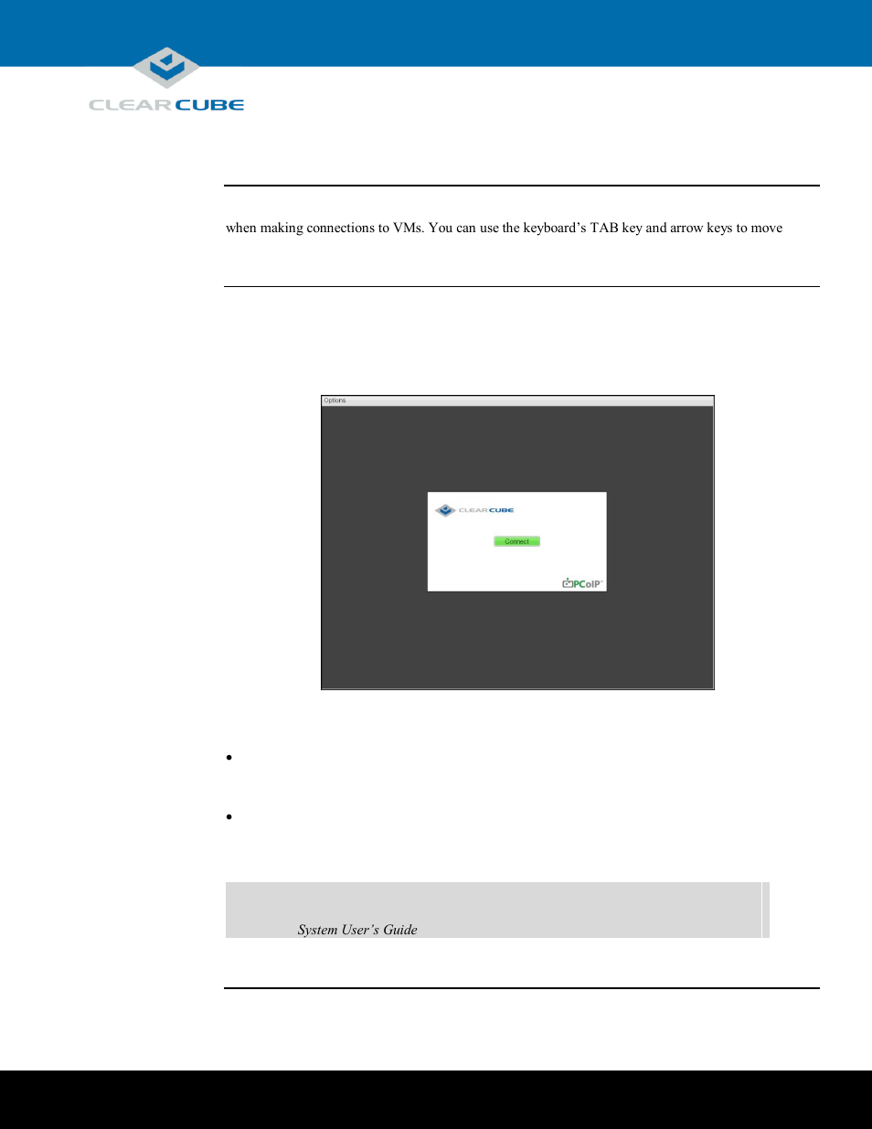 Navigating osds and vms | ClearCube ClientCube 2 with KVM / KM User Manual | Page 9 / 14