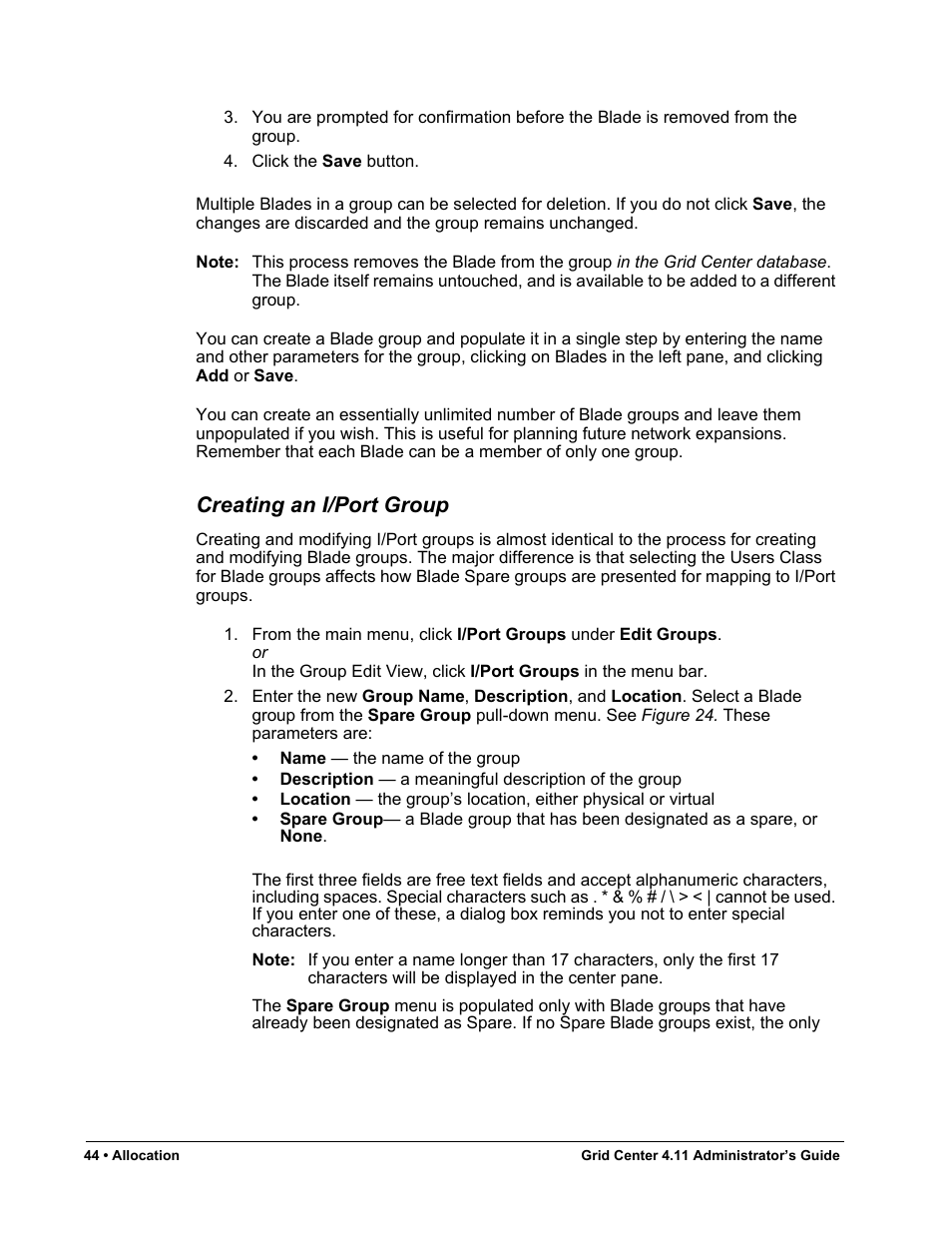 Creating an i/port group | ClearCube Grid Center Admin Guide 4.11 User Manual | Page 50 / 78