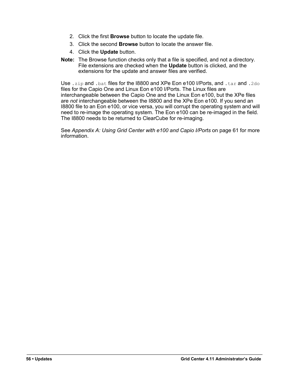 ClearCube Grid Center Admin Guide 4.11 User Manual | Page 62 / 78