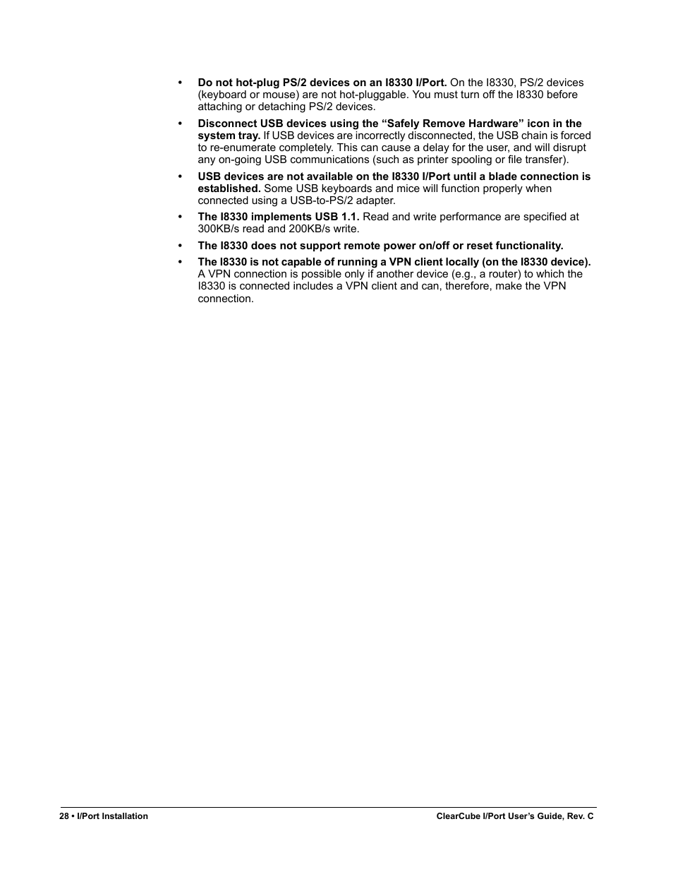 ClearCube I/Port Quick Reference Guide User Manual | Page 32 / 38