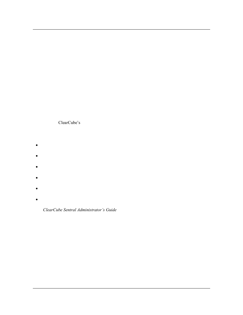 Appendix c: pcoip management and clearcube sentral, Appendix c, Pcoip management and clearcube sentral | ClearCube PCoIP System User's Guide User Manual | Page 124 / 126
