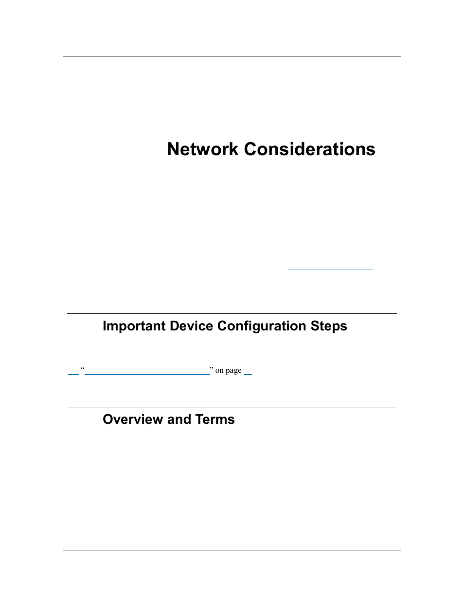 Chapter 3. network considerations, 1 important device configuration steps, 2 overview and terms | Chapter 3, Network considerations, Important device configuration steps, Overview and terms | ClearCube PCoIP System User's Guide User Manual | Page 27 / 126