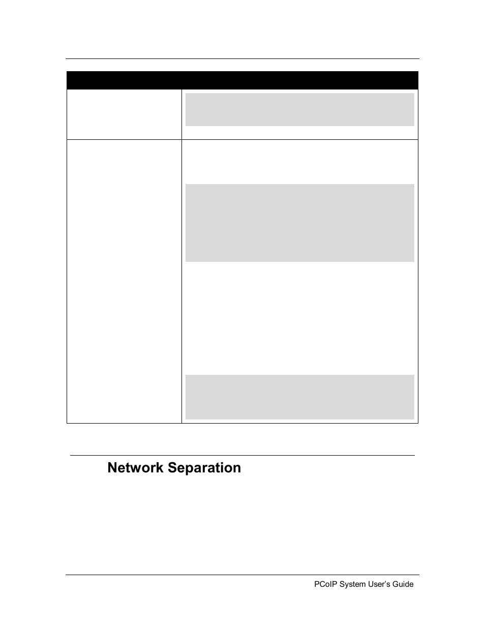 7 network separation, Network separation | ClearCube PCoIP System User's Guide User Manual | Page 37 / 126