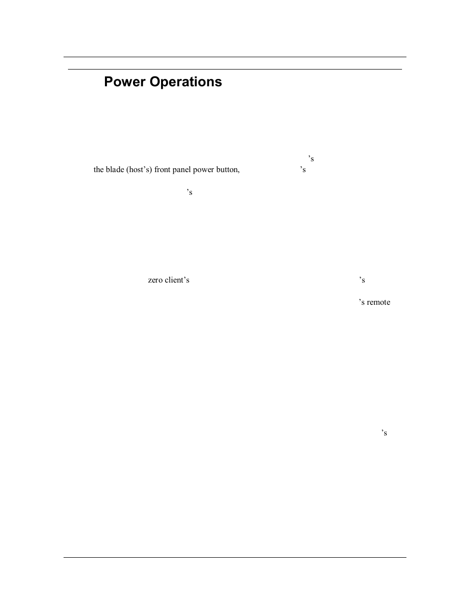 2 power operations, 1 soft power off (s5), 2 hard power off (s5) | 3 hibernate (s4), 4 restart, Power operations, Soft power off (s5), Hard power off (s5), Hibernate (s4), Restart | ClearCube PCoIP System User's Guide User Manual | Page 60 / 126