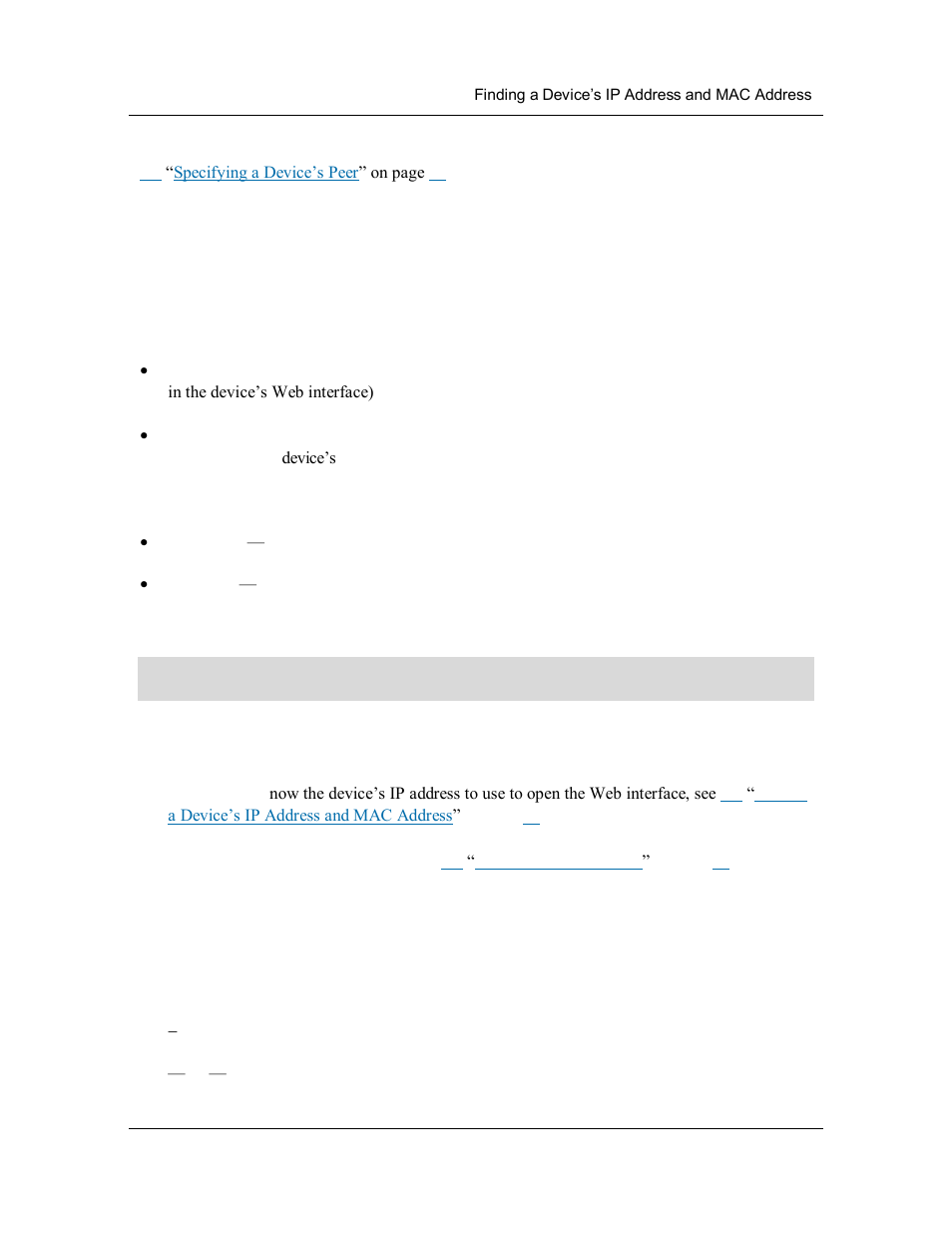 5 using default device fallback ip addresses, Using default device fallback ip addresses | ClearCube PCoIP System User's Guide User Manual | Page 68 / 126