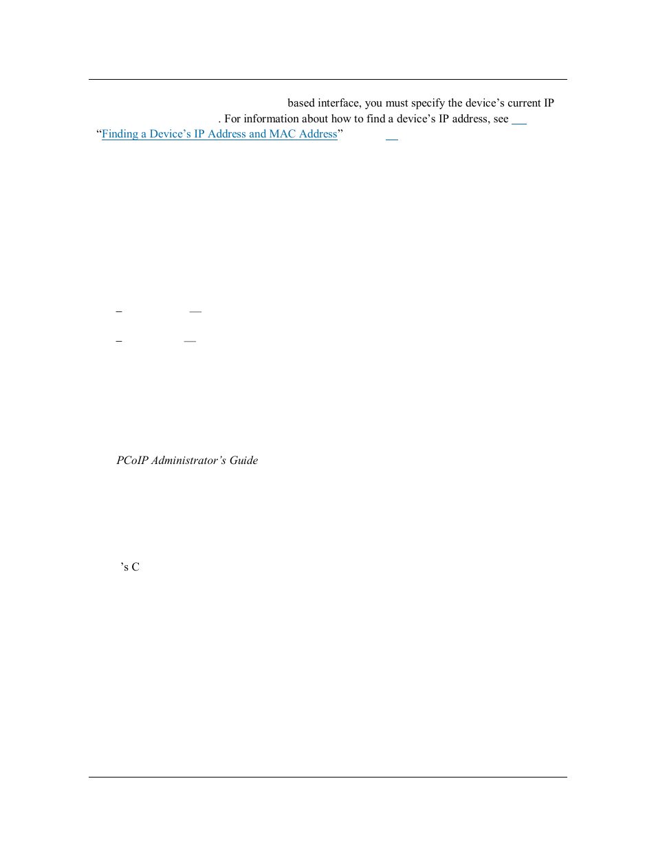 1 web interface details, 2 using the on-screen display (osd), Web interface details | Using the on-screen display (osd) | ClearCube PCoIP System User's Guide User Manual | Page 72 / 126