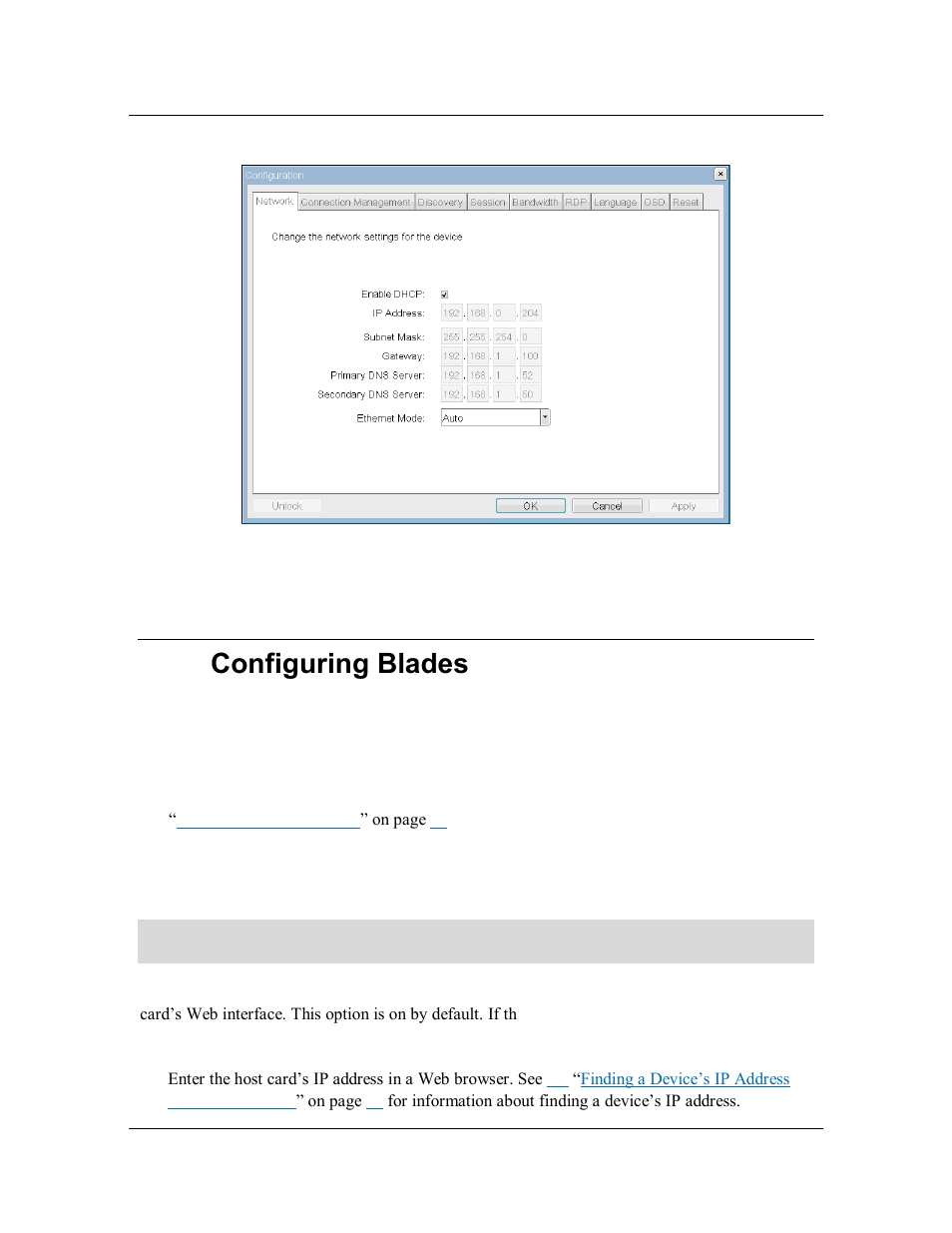 4 configuring blades, 1 blade video settings, 2 enabling audio on a 64-bit os | Configuring blades, Blade video settings, Enabling audio on a 64-bit os | ClearCube PCoIP System User's Guide User Manual | Page 74 / 126