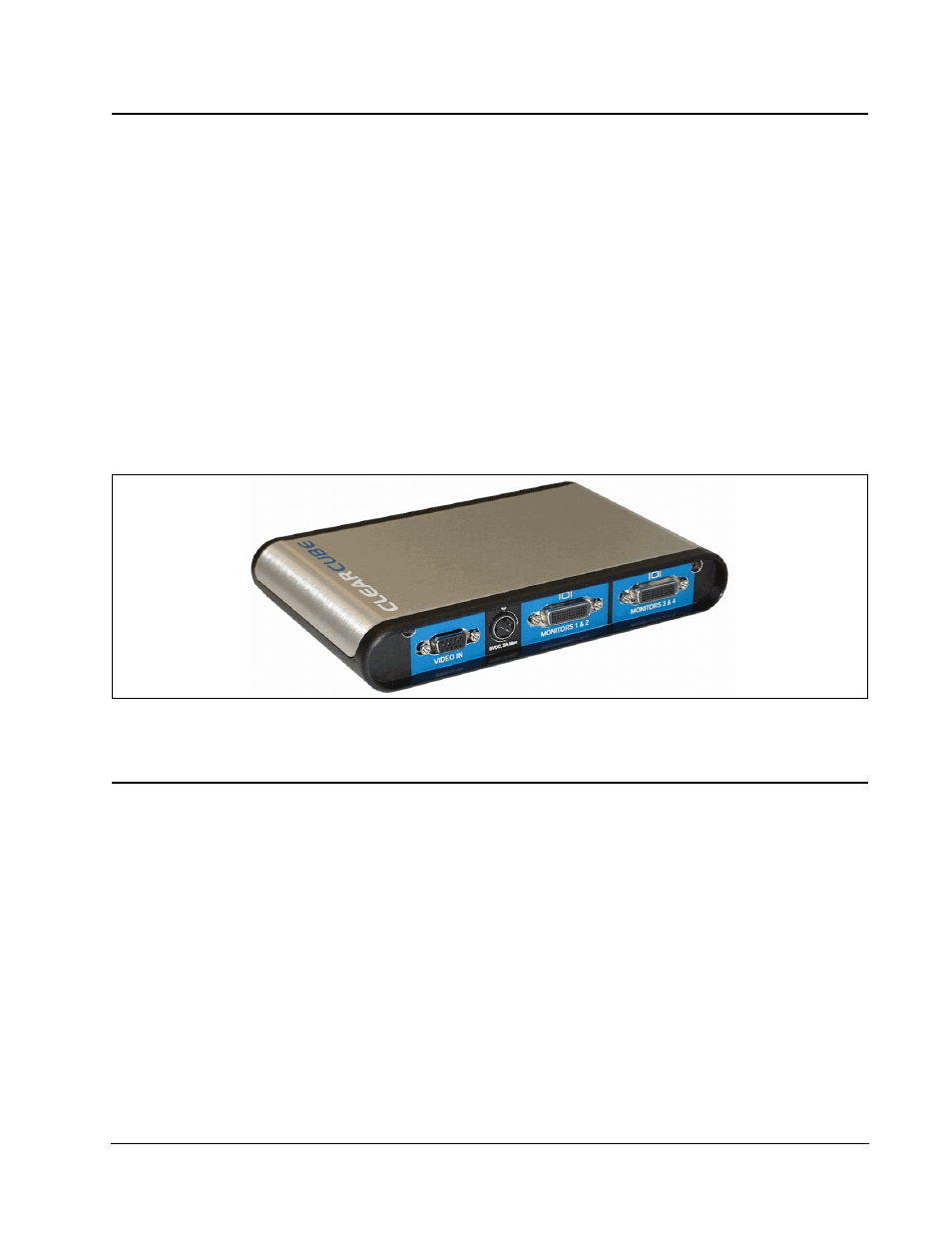 Multi-video solution, Fiber optic extension system | ClearCube R-Series Data Center Products User Manual | Page 31 / 154