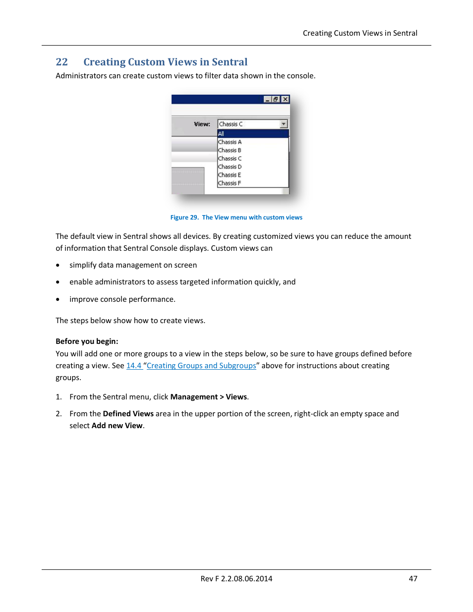22 creating custom views in sentral | ClearCube Sentral 6.9.3 User Manual | Page 54 / 61