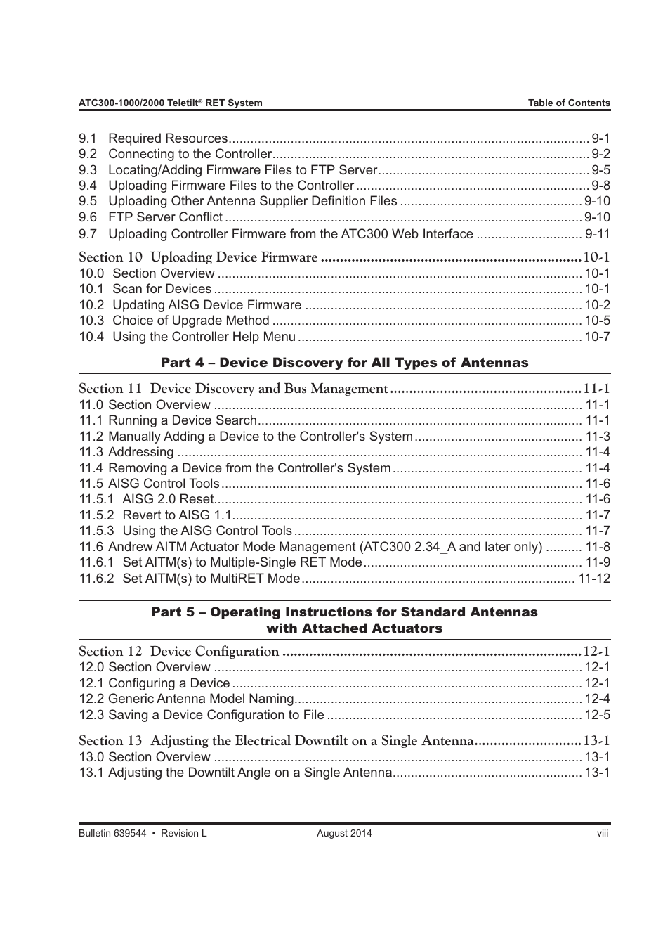 CommScope ATC300-2000 User Manual | Page 11 / 214