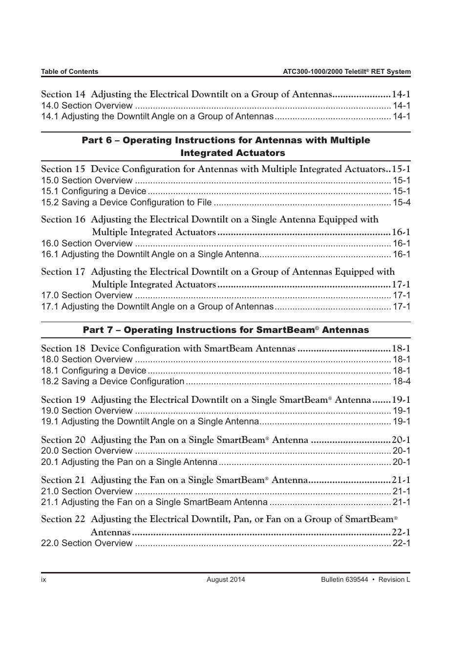 CommScope ATC300-2000 User Manual | Page 12 / 214