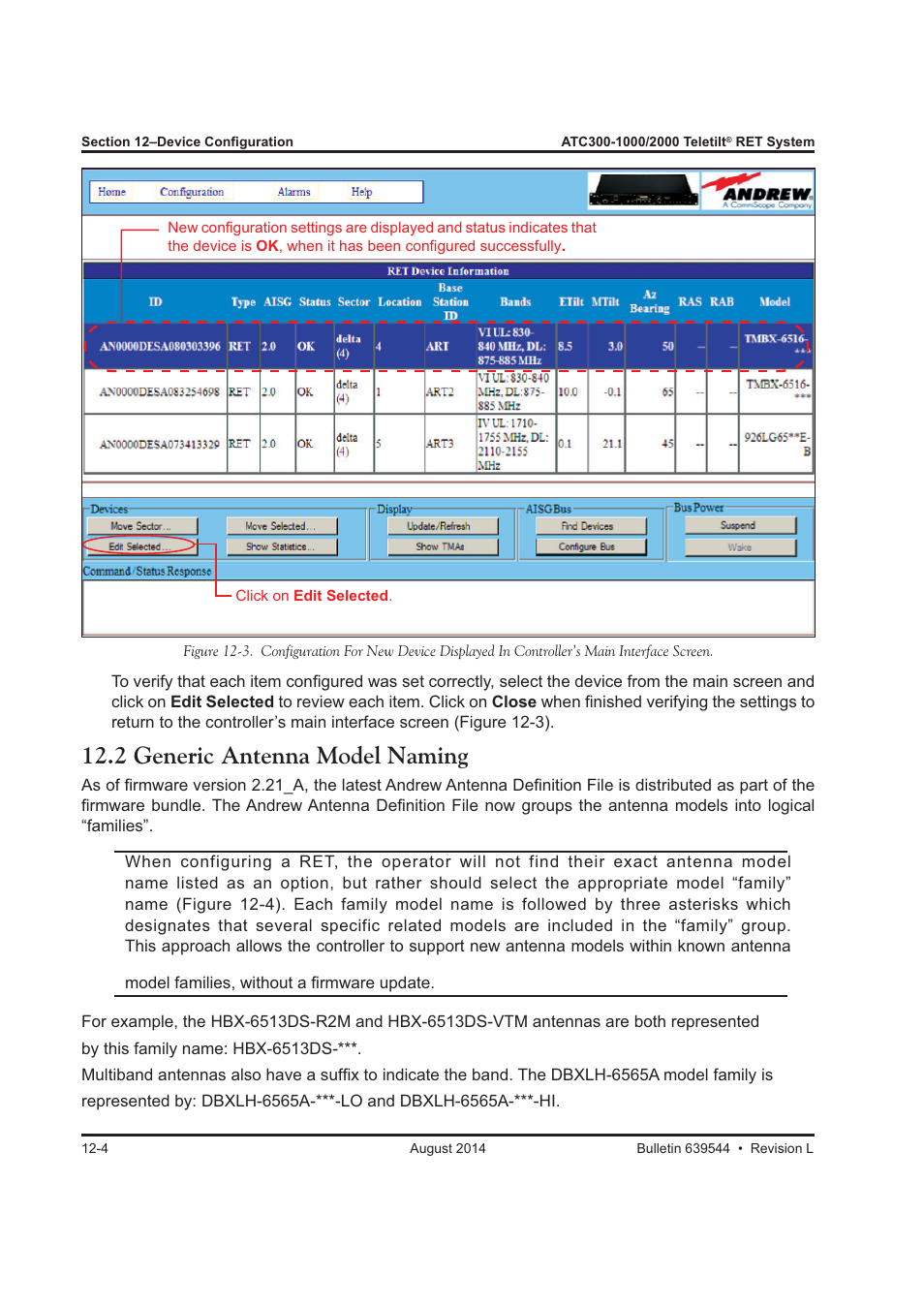 2 generic antenna model naming | CommScope ATC300-2000 User Manual | Page 131 / 214