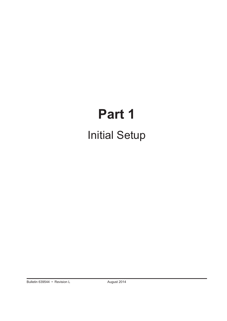 Part 1, Initial setup | CommScope ATC300-2000 User Manual | Page 15 / 214